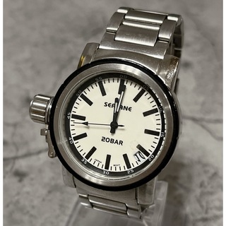 シーレーン(SEALANE)の美品 SEALANE シーレーン クォーツ シルバー 腕時計 稼動品(腕時計(アナログ))
