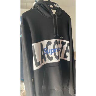 シュプリーム(Supreme)の19FW Supreme Lacoste Hooded Sweatshirt(パーカー)