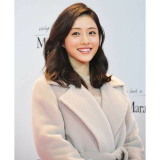 マックスマーラ(Max Mara)の石原さとみさん着用！　白タグ　マックスマーラ　アルパカラップコート　40サイズ(ロングコート)