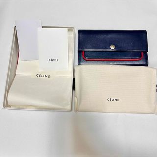 セリーヌ(celine)のCELINE ⋆セリーヌ⋆長財布⋆ネイビー(財布)