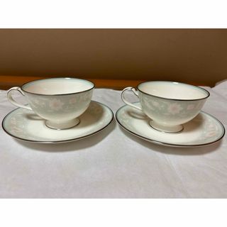 ノリタケ(Noritake)のノリタケ　ティーカップ＆ソーサー ペアセット(グラス/カップ)