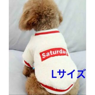 最終値下げ　新品 Lサイズ ドッグウェア Saturday インスタ映え(犬)