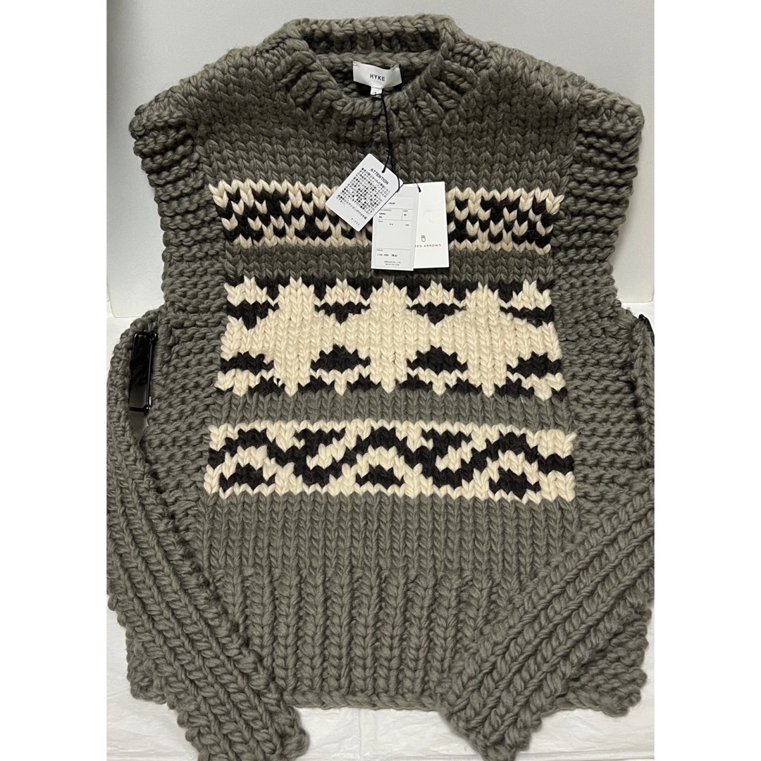 HYKE カウチン ニット ジレ - トップス HYKE カウチン ニット ジレ - トップス