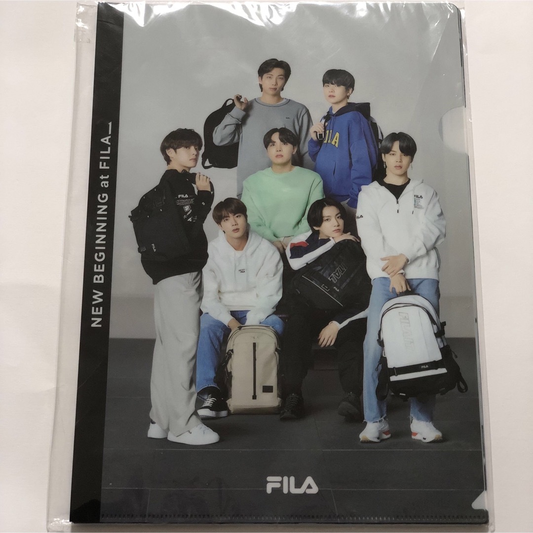 BTS クリアファイル FILA エンタメ/ホビーのタレントグッズ(アイドルグッズ)の商品写真