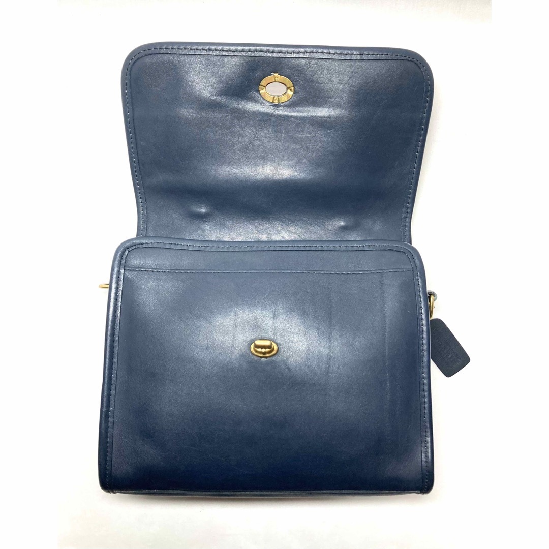 【美品】COACH オールドコーチ　ショルダーバッグターンロック　J6D9870