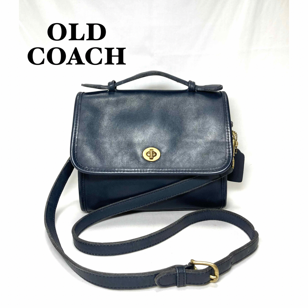 【美品】COACH オールドコーチ　ショルダーバッグターンロック　J6D987024㎝マチ