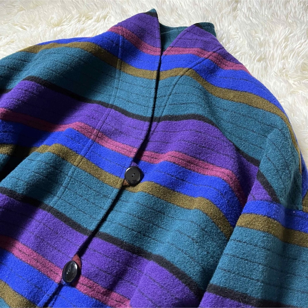 MISSONI(ミッソーニ)のmissoni bernini別注 マルチカラー ロングコート 派手 希少 レディースのジャケット/アウター(ロングコート)の商品写真