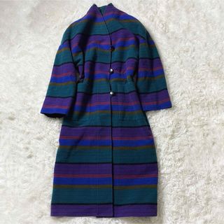 ミッソーニ(MISSONI)のmissoni bernini別注 マルチカラー ロングコート 派手 希少(ロングコート)