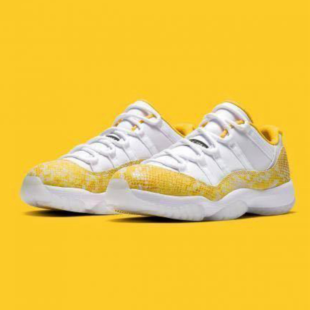 NIKE(ナイキ)のNIKE AIR JORDAN 11 YELLOW SNAKE 28.5cm メンズの靴/シューズ(スニーカー)の商品写真