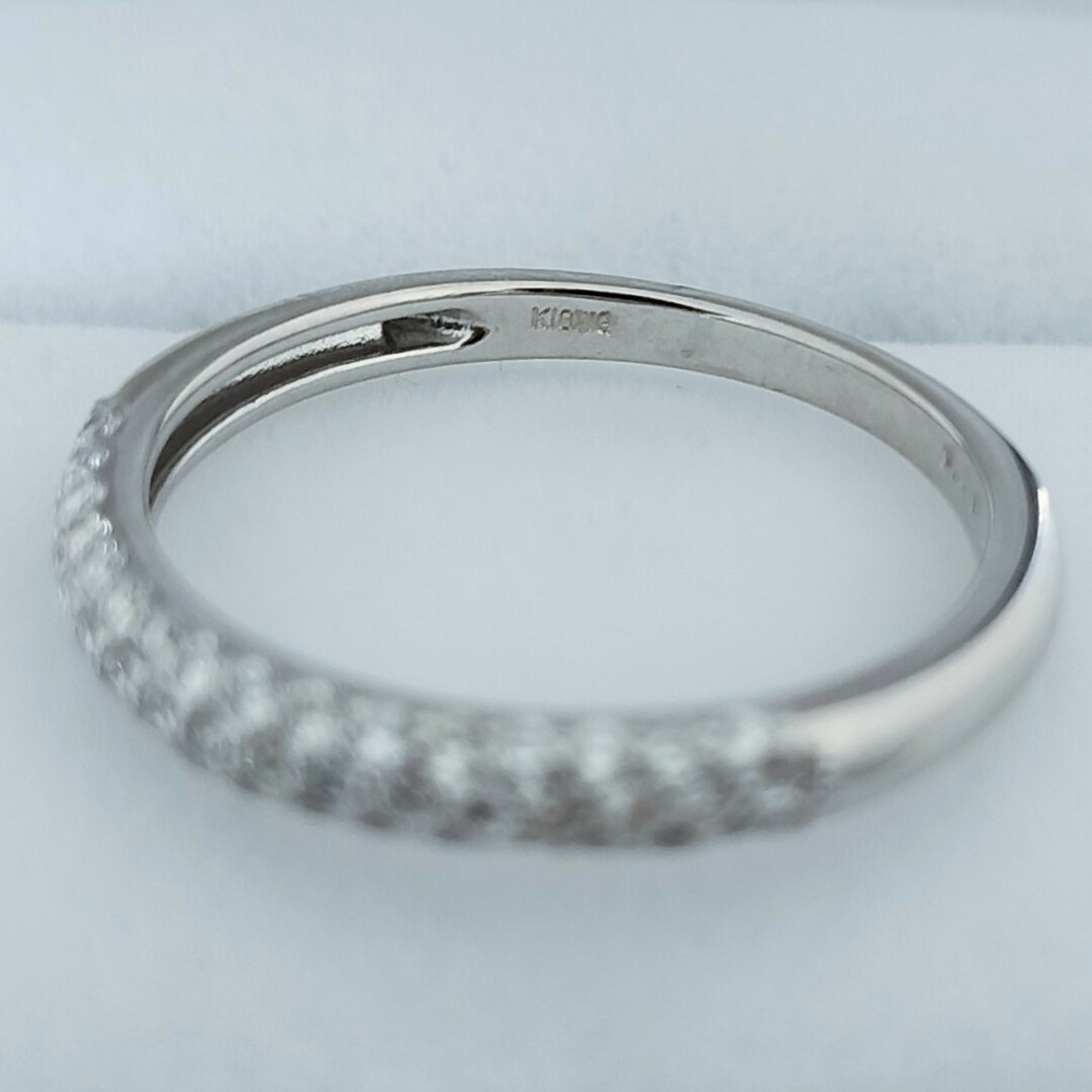 ダイヤモンド パヴェ リング K18WG 0.40ct 2.1g レディースのアクセサリー(リング(指輪))の商品写真