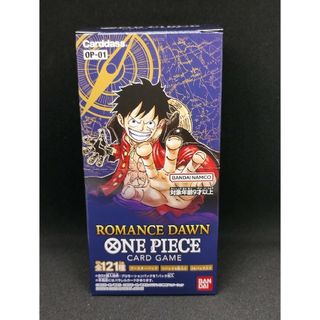 ワンピース(ONE PIECE)のワンピースカードゲーム　ROMANCE DAWN　未開封BOX　テープ付き(Box/デッキ/パック)