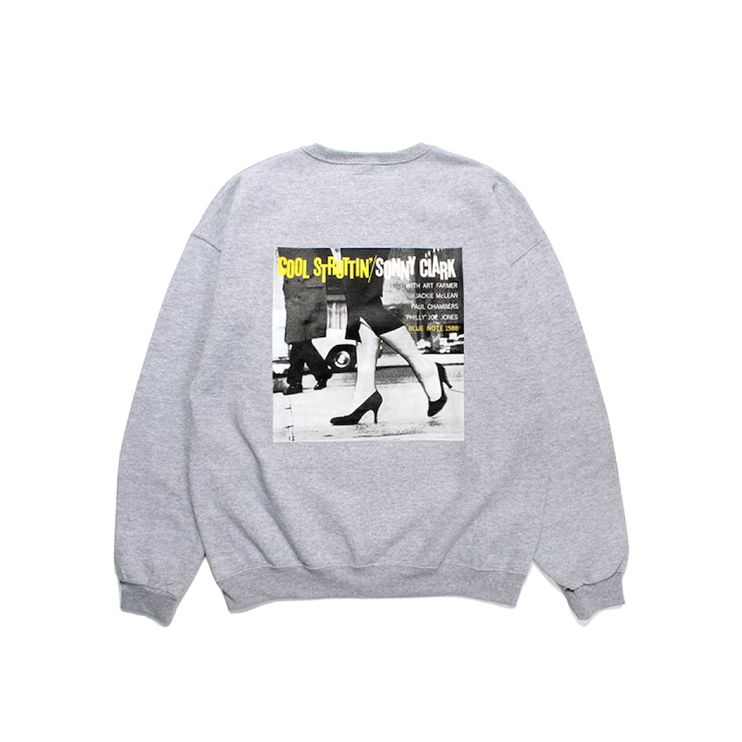 WACKO MARIA(ワコマリア)のWACKOMARIA BLUE NOTE  SWEAT SHIRT  gray メンズのトップス(スウェット)の商品写真