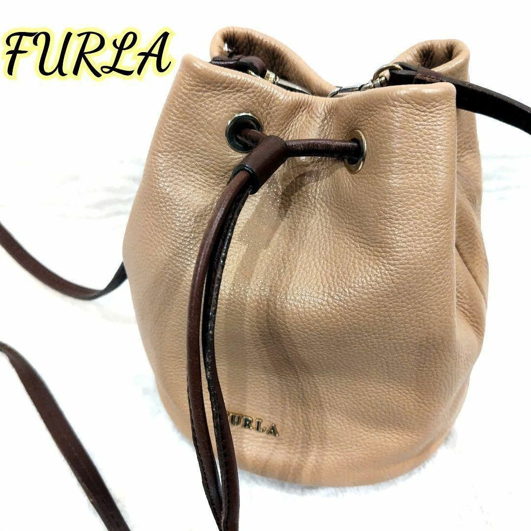 Furla - レア✨FURLA フルラ 巾着 ショルダーバッグ ミニバッグ クロス