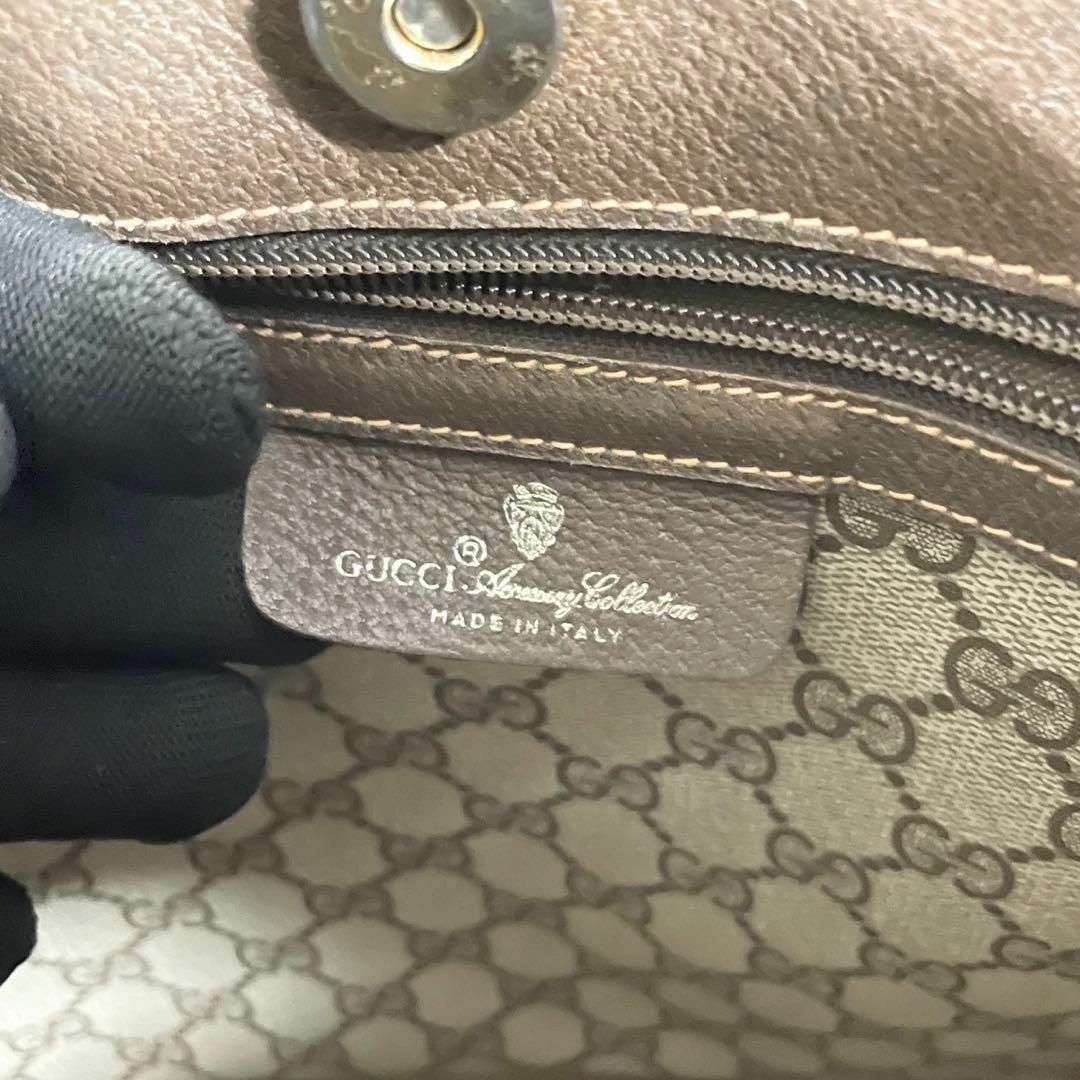 Gucci(グッチ)の✨️美品✨️GUCCI GG柄 シェリーライン トートバッグ ブラウン系 PVC レディースのバッグ(トートバッグ)の商品写真