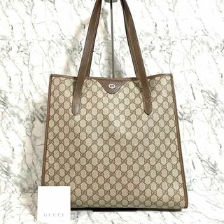 グッチ(Gucci)の✨️美品✨️GUCCI GG柄 シェリーライン トートバッグ ブラウン系 PVC(トートバッグ)