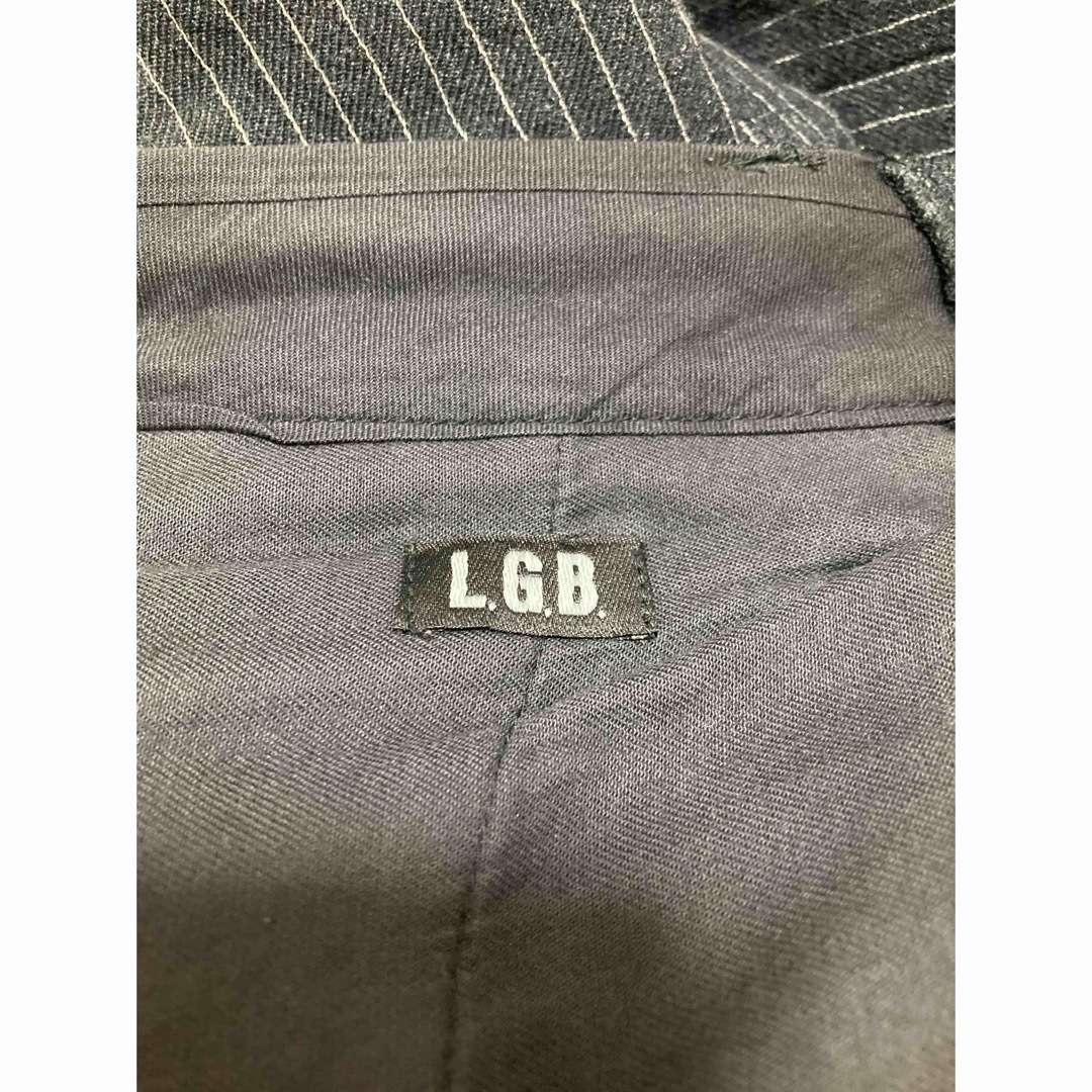 LGB(ルグランブルー)のlgb ST106/LSW ストライプスラックス　メンズ28 メンズのパンツ(スラックス)の商品写真