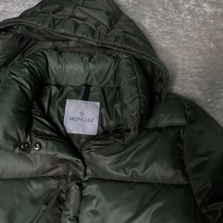 モンクレール(MONCLER)のモンクレール　レディース　ダウンジャケット　G32-003　サイズ0 カーキ(ダウンジャケット)