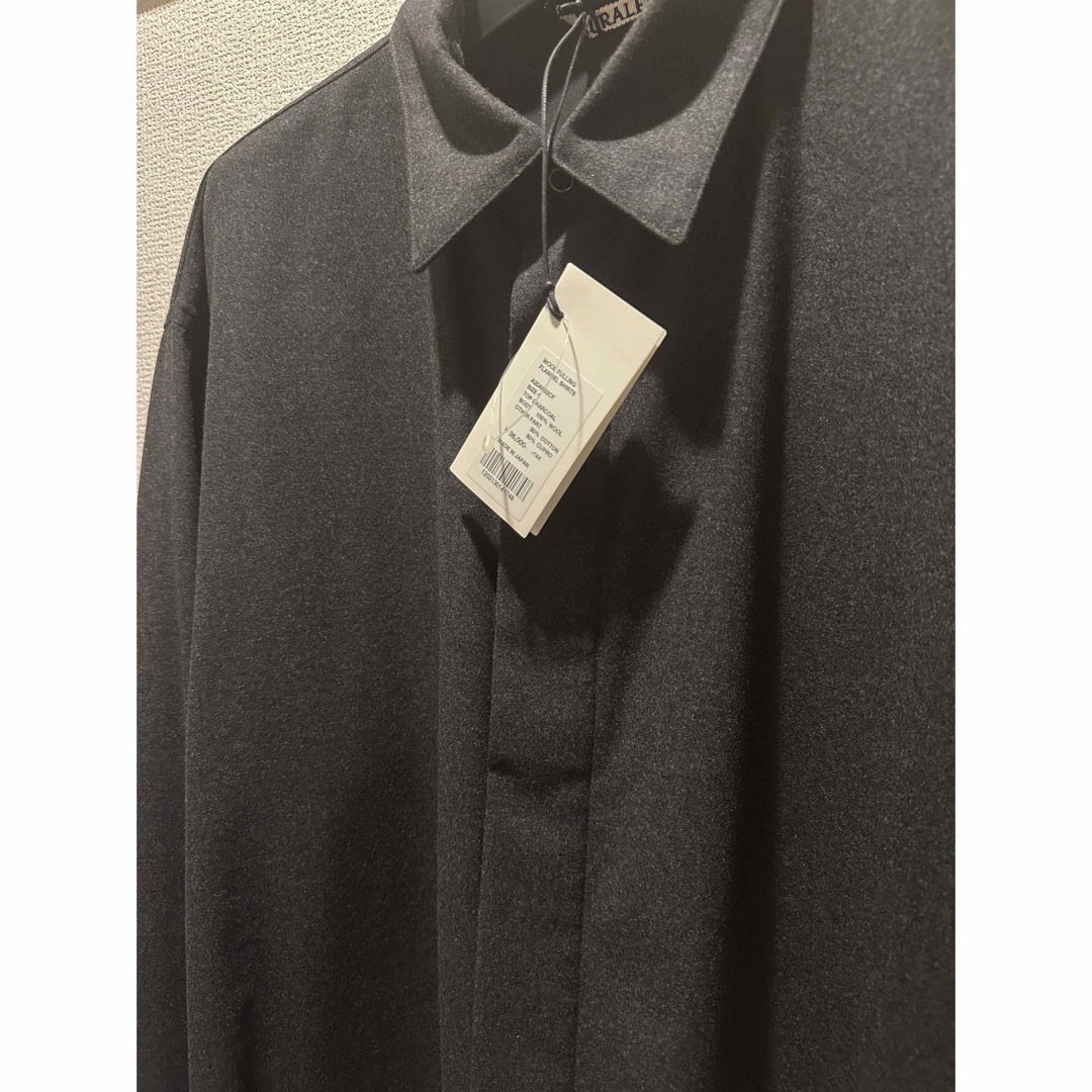 AURALEE WOOL FULLING FLANNEL SHIRTS AURALEE WOOL FULLING FLANNEL SHIRTS