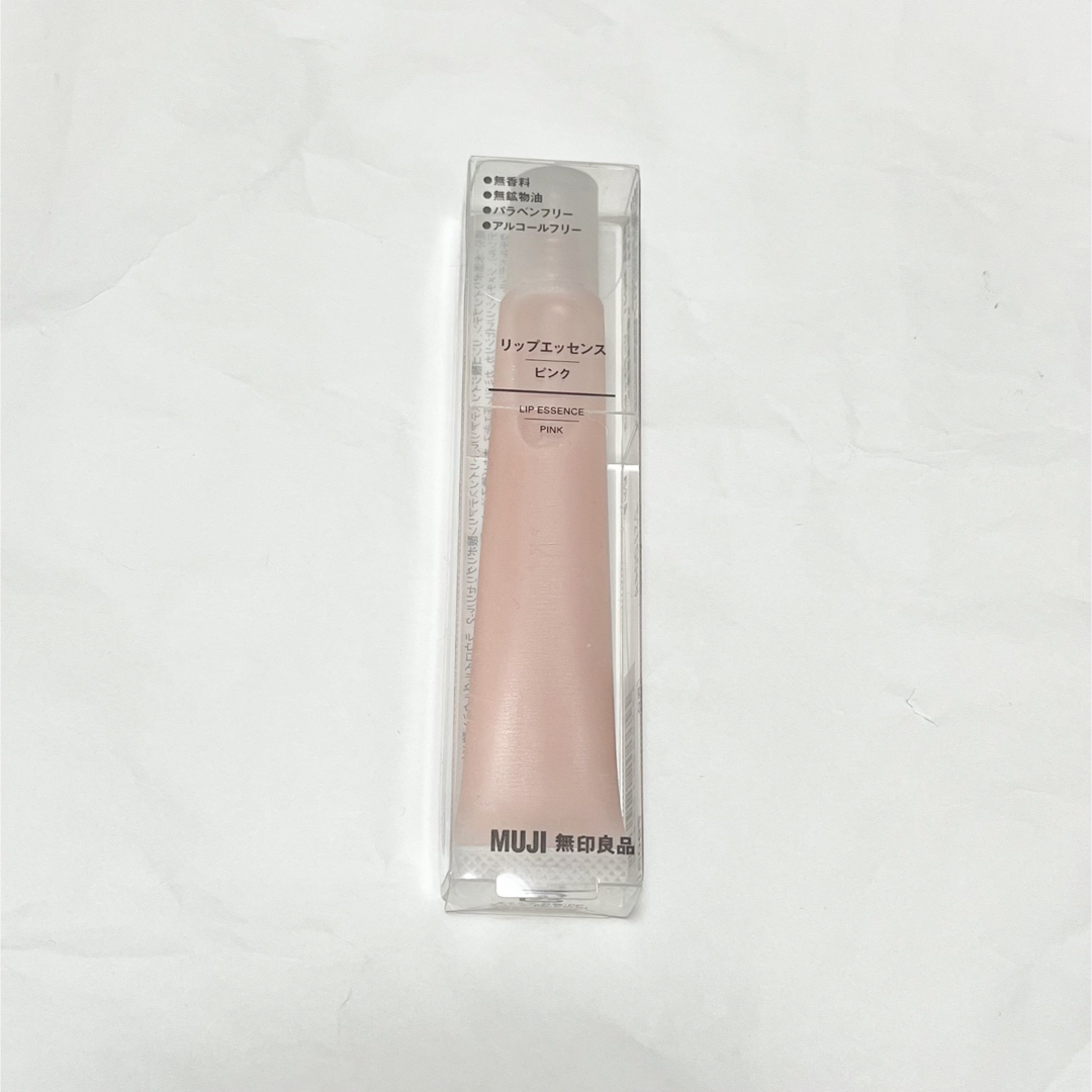 MUJI (無印良品)(ムジルシリョウヒン)の新品未開封  無印良品　リップエッセンス　ピンク コスメ/美容のスキンケア/基礎化粧品(リップケア/リップクリーム)の商品写真