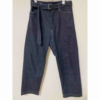 ブラームス(blurhms)のBlurhms 12.9oz denim belted pants 22aw(デニム/ジーンズ)