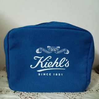 キールズ(Kiehl's)のキールズ　オリジナルポーチ　ブルー(ポーチ)