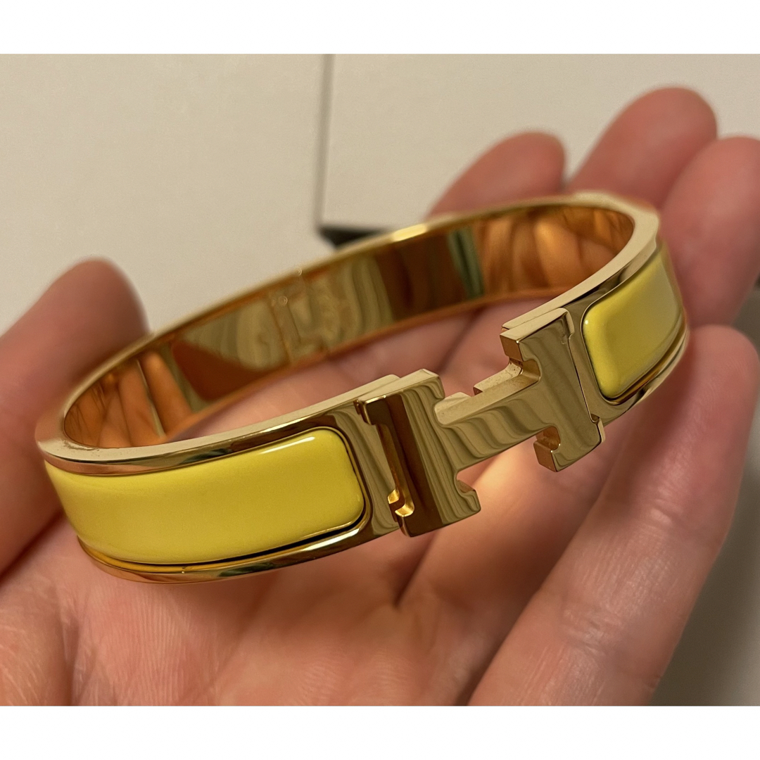 高評価のクリスマスプレゼント HERMES - 【超美品】【希少色】エルメス ブレスレット クリックH ブレスレット、バングル