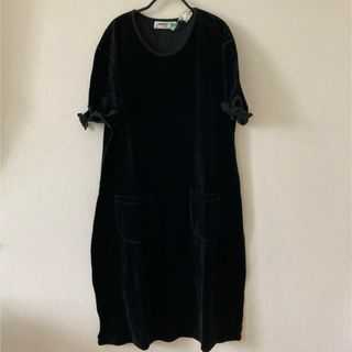 ソニアリキエル(SONIA RYKIEL)のソニアリキエル　SONIA RYKIEL ベルベット　ワンピース　【T0038】(ロングワンピース/マキシワンピース)