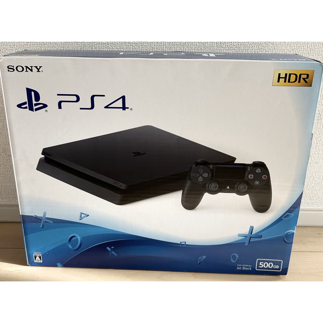 PlayStation4(プレイステーション4)のPS4本体 CUH-2200A 500GB エンタメ/ホビーのゲームソフト/ゲーム機本体(家庭用ゲーム機本体)の商品写真