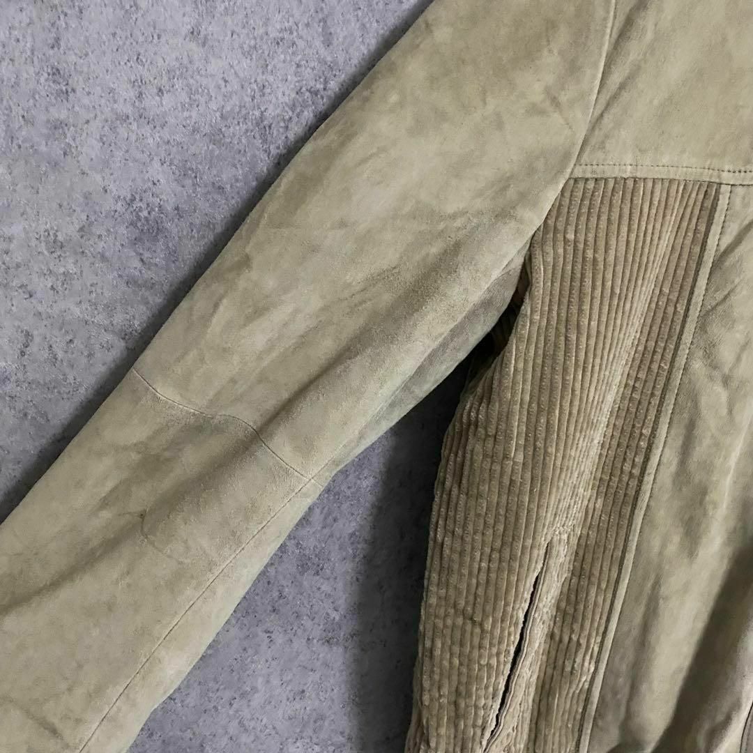 90s vintage 切替 ジャケット コーデュロイ メンズ48 古着 個性派