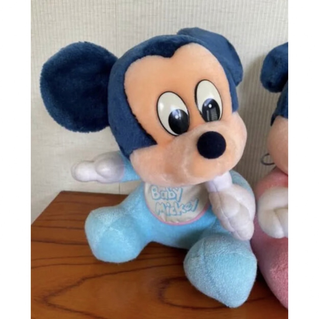 Disney(ディズニー)の貴重！！ディズニーランドパーク内購入☆Babyミッキー＆ミニー２点セット☆ エンタメ/ホビーのおもちゃ/ぬいぐるみ(ぬいぐるみ)の商品写真