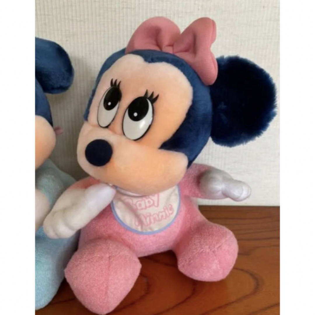 Disney(ディズニー)の貴重！！ディズニーランドパーク内購入☆Babyミッキー＆ミニー２点セット☆ エンタメ/ホビーのおもちゃ/ぬいぐるみ(ぬいぐるみ)の商品写真