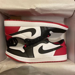 ジョーダン(Jordan Brand（NIKE）)のNIKE AIR JORDAN 1 RETRO LOW OG BLACK TOE(スニーカー)