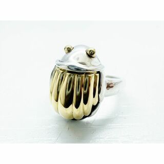 ティファニー(Tiffany & Co.)の美品　ティファニー　スカラベ　ヴィンテージ　リング　指輪　約11号　コンビ(リング(指輪))