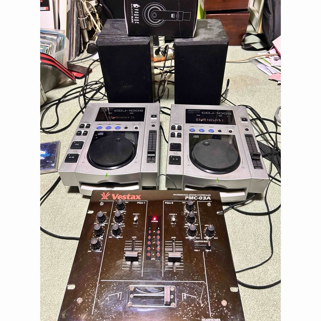    Akira様 専用　CDJ-100  2台セット  ミキサー1台 楽器のDJ機器(CDJ)の商品写真