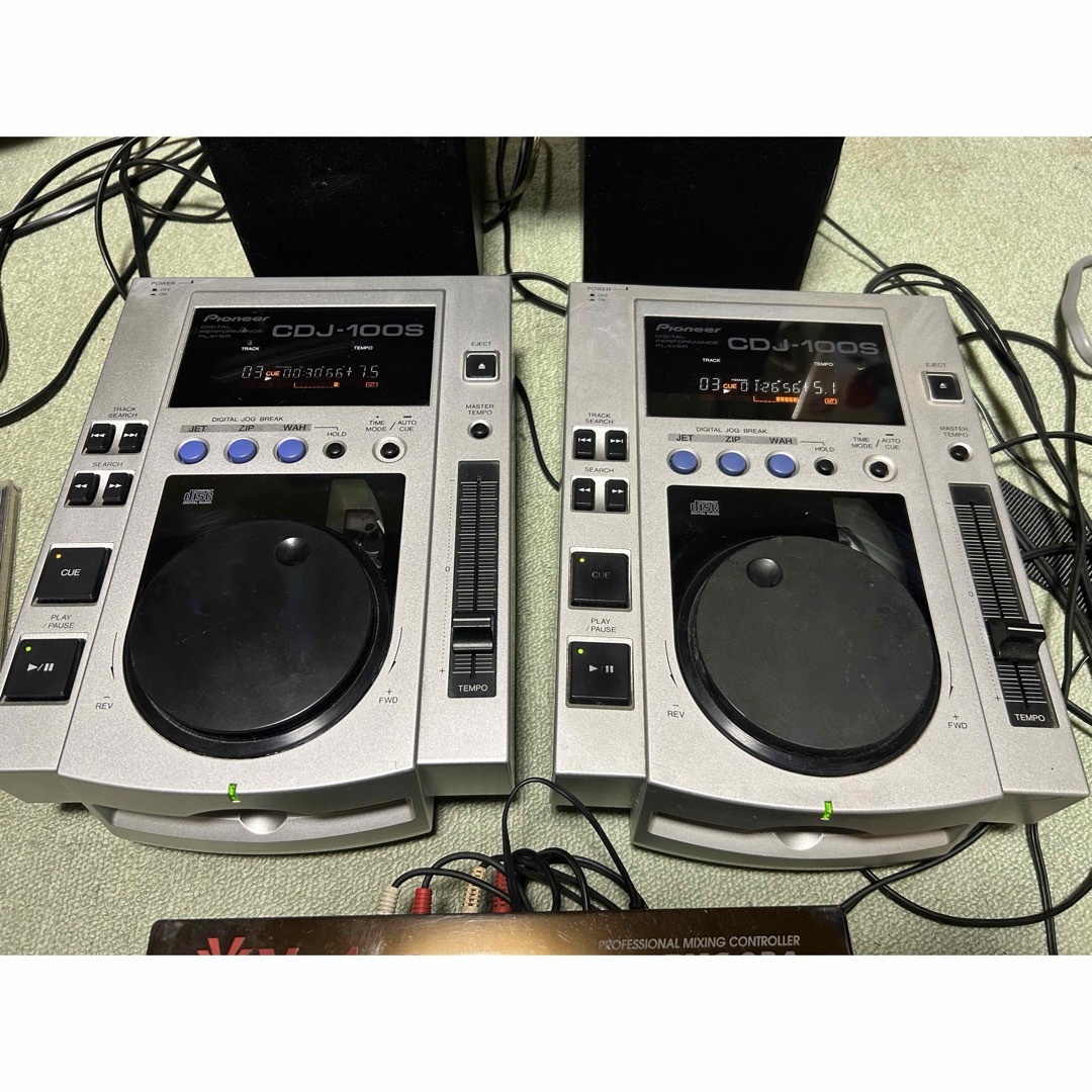    Akira様 専用　CDJ-100  2台セット  ミキサー1台 楽器のDJ機器(CDJ)の商品写真