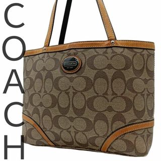 コーチ(COACH)のCOACH　コーチ　F46767 トート　ハンドバッグ　大容量　PVC レザー(トートバッグ)