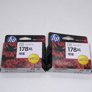 ヒューレットパッカード(HP)のHP インクカートリッジ 178XLフォトブラック CB322HJ 2個セット(PC周辺機器)