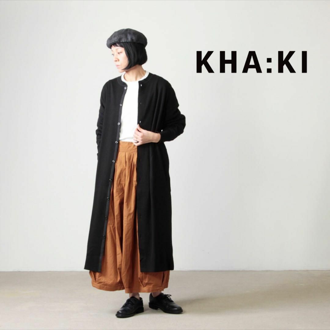 ブラック状態送料無料 KHA:KI HEALTHKNIT WIDE THERMAL LONG