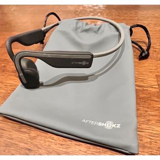 アフターショックス(AFTERSHOKZ)の中古 骨伝導イヤホン Open Move オープンムーブ値下げ済(ヘッドフォン/イヤフォン)