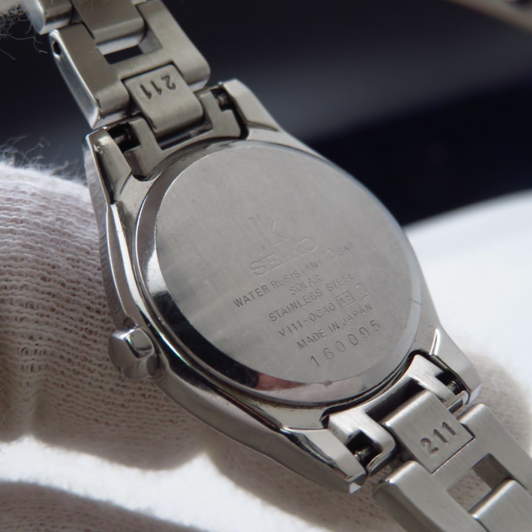 SEIKO - SEIKO LUKIA ソーラー腕時計 キラキラ文字盤の通販 by SEIKO - SEIKO LUKIA ソーラー腕時計 キラキラ文字盤の通販 by