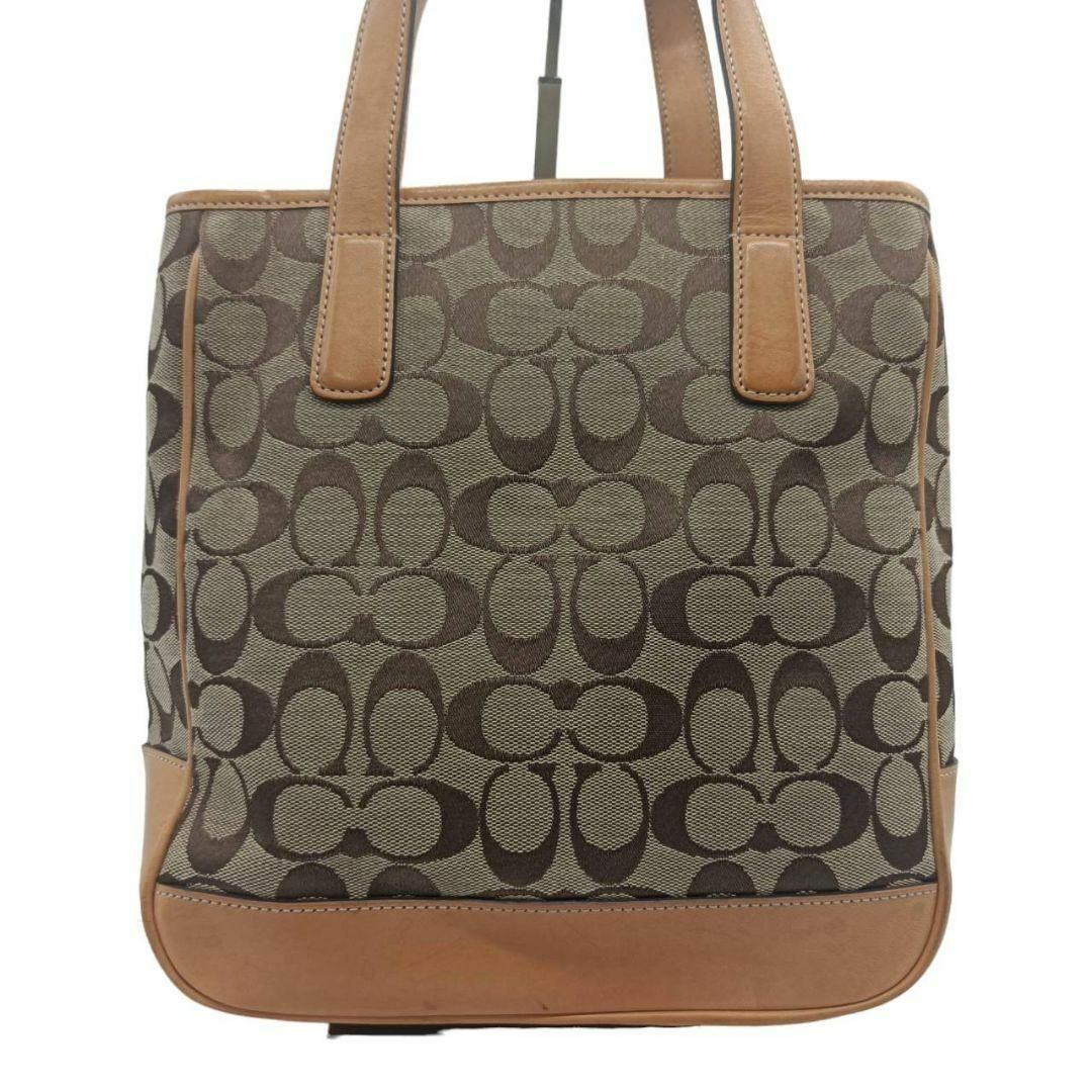 COACH コーチ 6092 トートバッグ シグネチャー キャンバス 茶