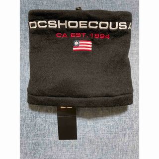 ディーシーシューズ(DC SHOES)の【未使用品】DC SHOE CO USA ネックウォーマー ジャストサイズ 黒(ネックウォーマー)