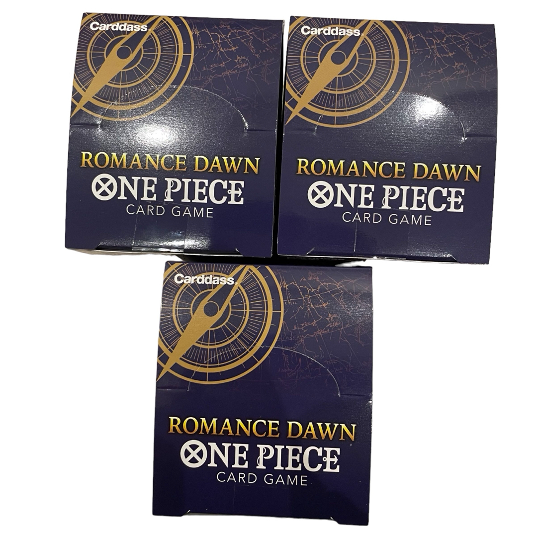 ONE PIECE - ワンピースカードゲーム ロマンスドーン 3BOX テープ付き
