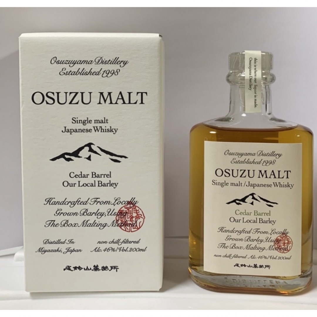 尾鈴山蒸留所 ❗️】OSUZU MALT Cedar Barrel 200ml 酒 尾鈴山蒸留所 ❗️】OSUZU MALT Cedar Barrel 200ml 酒