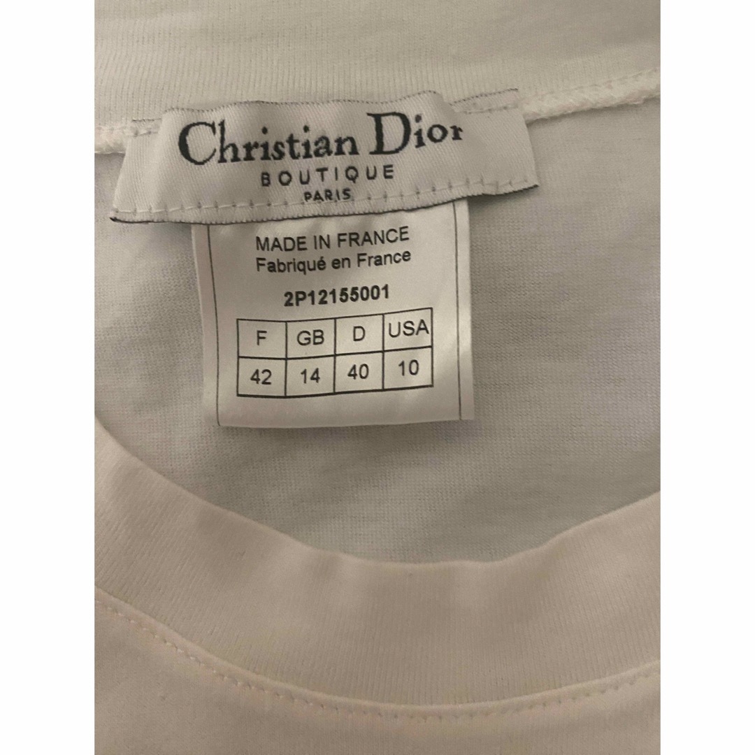 Christian Dior(クリスチャンディオール)の希少♡クリスチャンディオール☆彡総刺繍tシャツ レディースのトップス(Tシャツ(半袖/袖なし))の商品写真