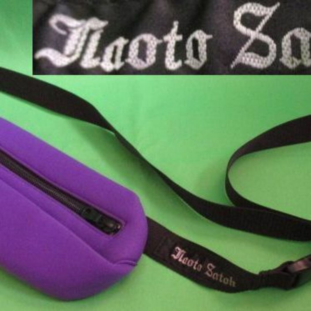 セカスト購入の　ウエストポーチ　紫色　バッグ メンズのバッグ(ウエストポーチ)の商品写真