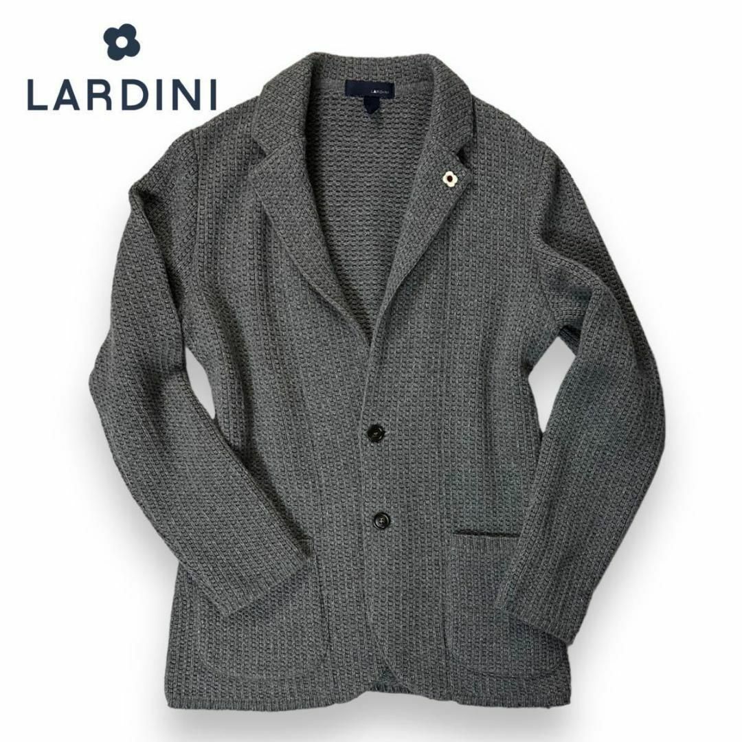 オンラインストア値下げ 【最高級】LARDINI カシミヤ リブ編み ニット