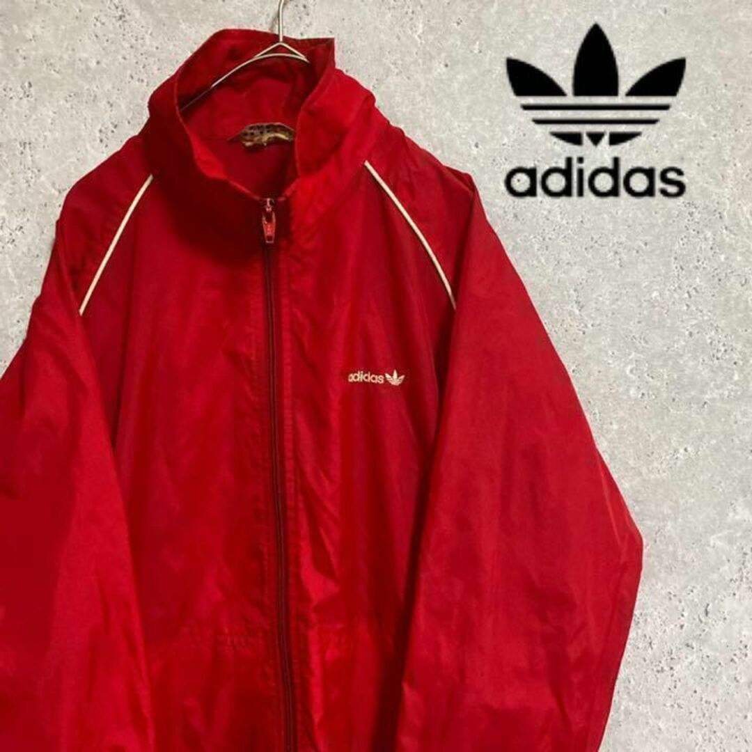 Originals（adidas）(オリジナルス)の80S アディダスオリジナルス　トレフォイル　ナイロンジャケット　S メンズのジャケット/アウター(ナイロンジャケット)の商品写真