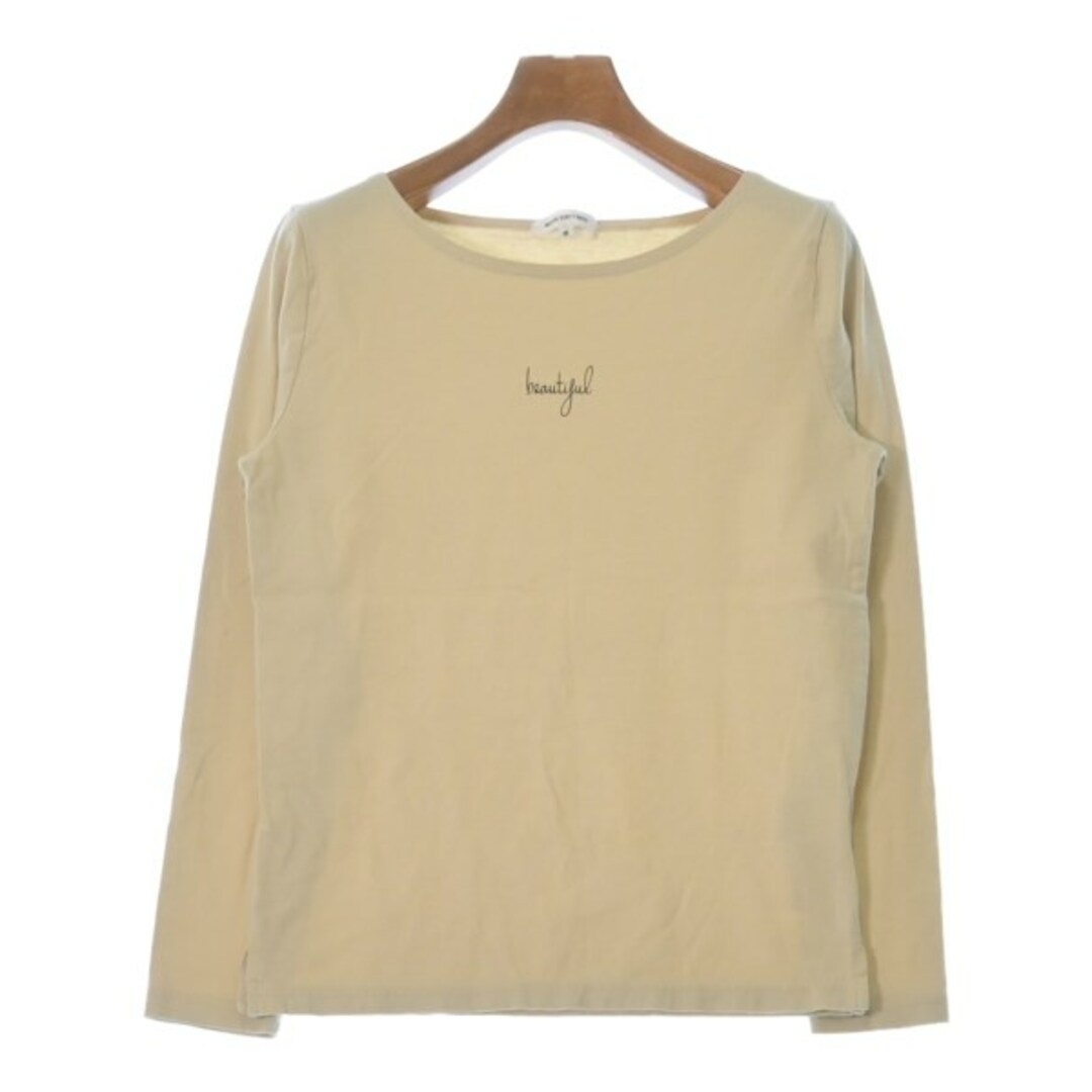 NATURAL BEAUTY BASIC(ナチュラルビューティーベーシック)のNATURAL BEAUTY BASIC Tシャツ・カットソー M ベージュ 【古着】【中古】 レディースのトップス(カットソー(半袖/袖なし))の商品写真