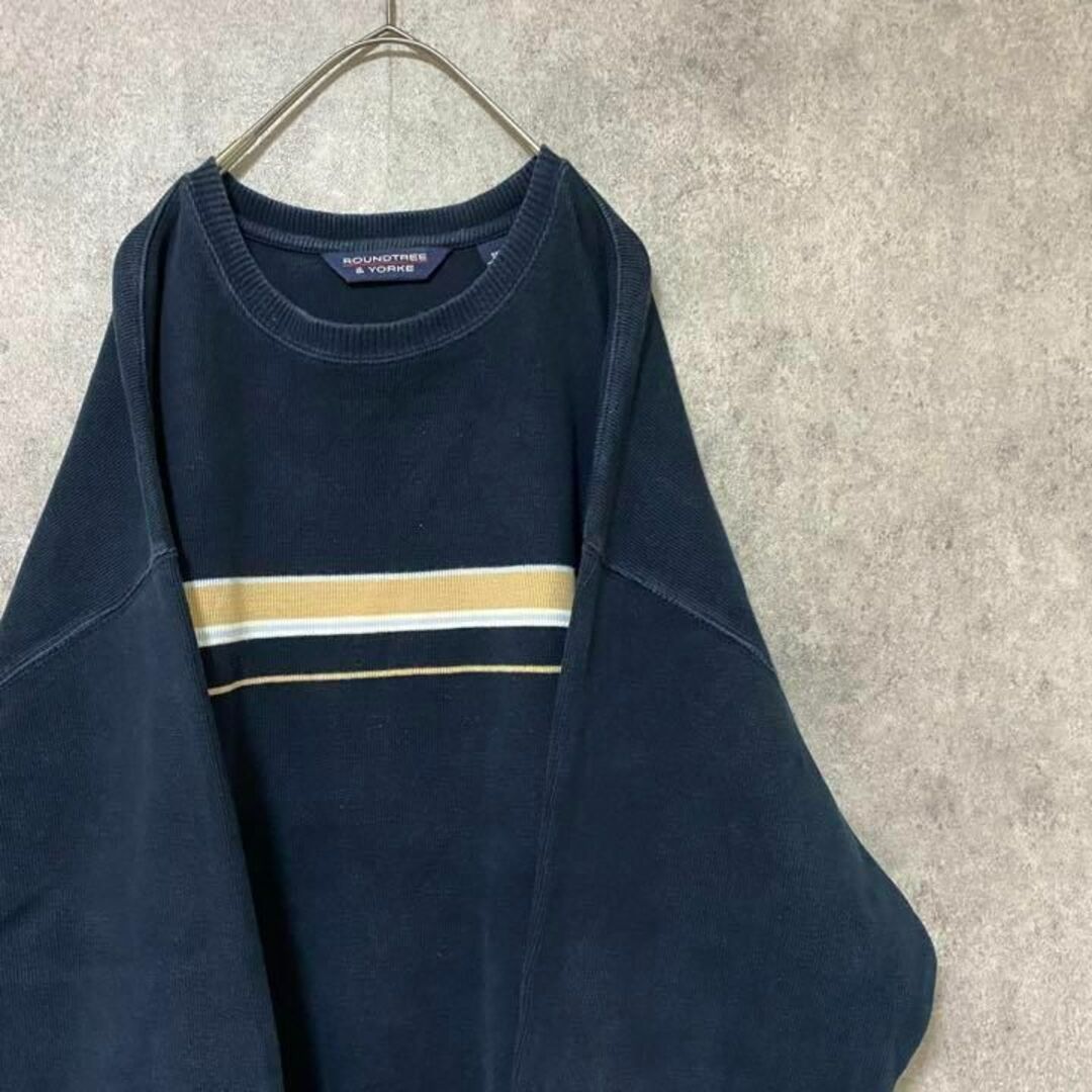 90s vintage コットンニット ボーダー メンズ3XL 古着の通販 by 古着屋 ...